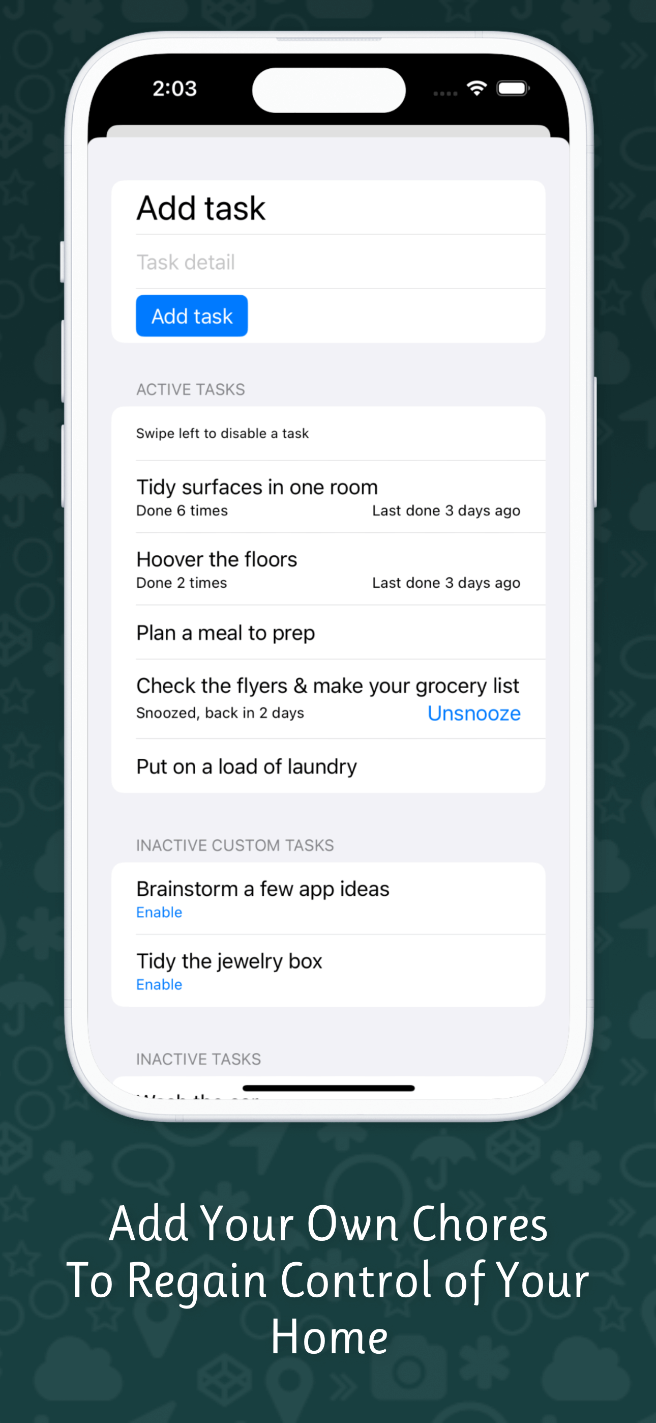 Clean Household & Clear Mind screenshot 3