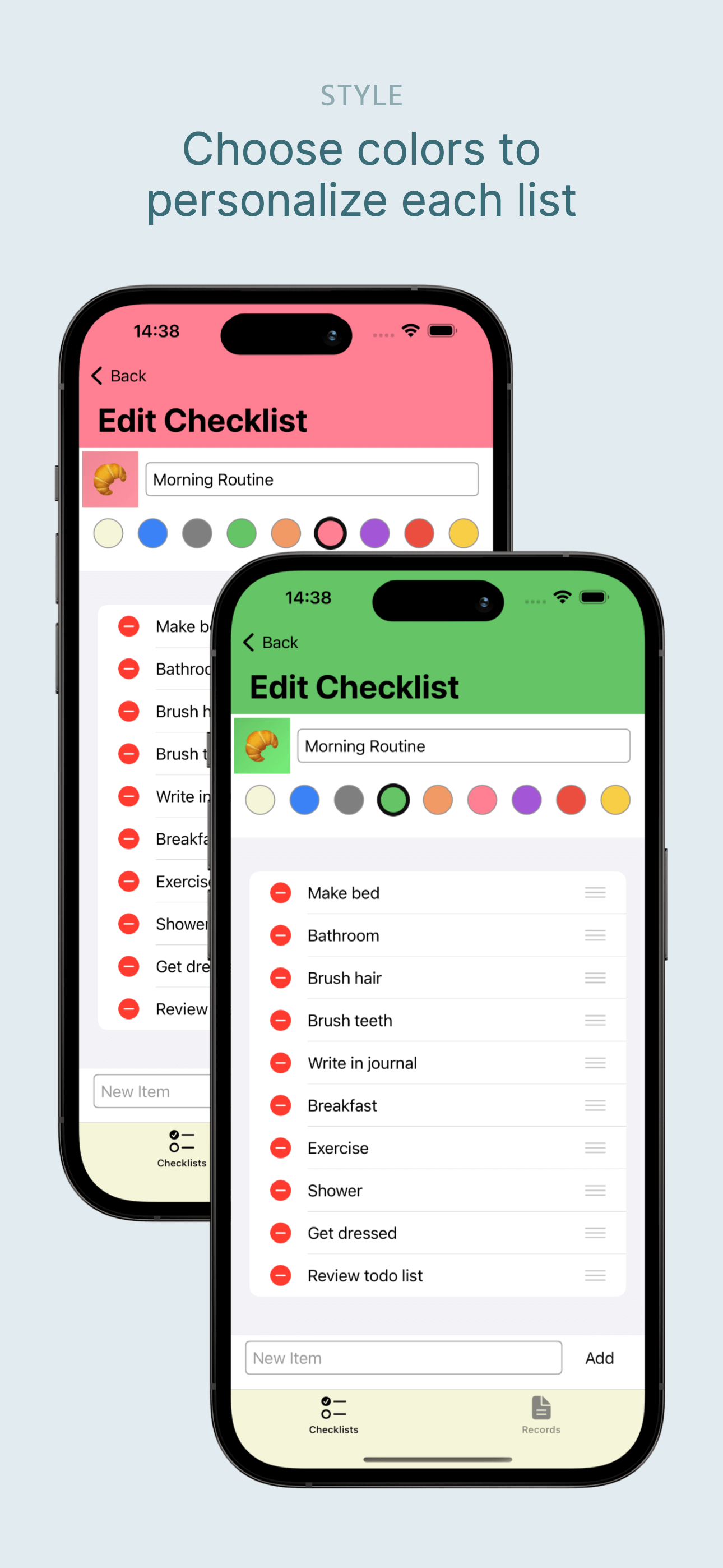 Repeatable Checklists screenshot 7