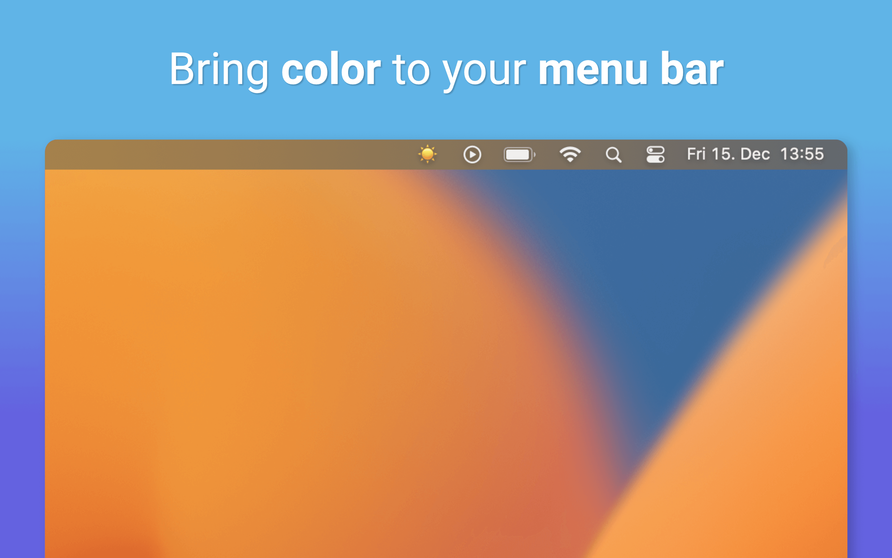 Weather Emoji Menu Bar screenshot 3